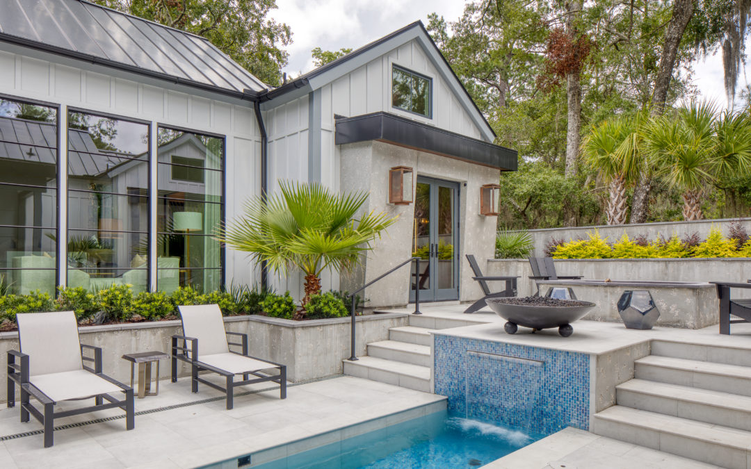 Palmetto Bluff Contemporary Courtyard